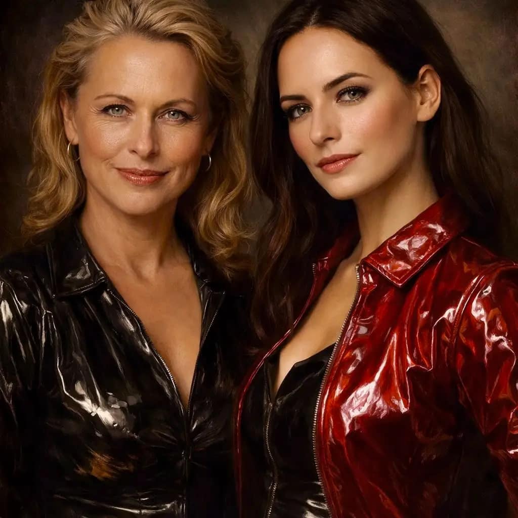 Lady Sas and Lady Victoria, portrait