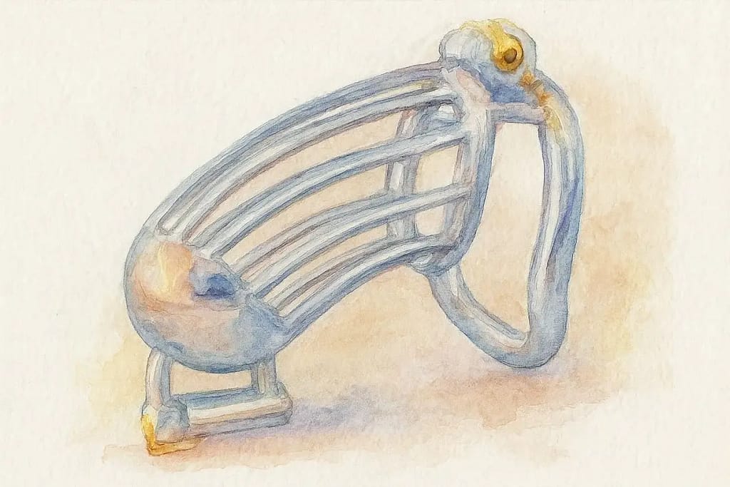 Looker-03-Prince-Albert-Chastity Cage.