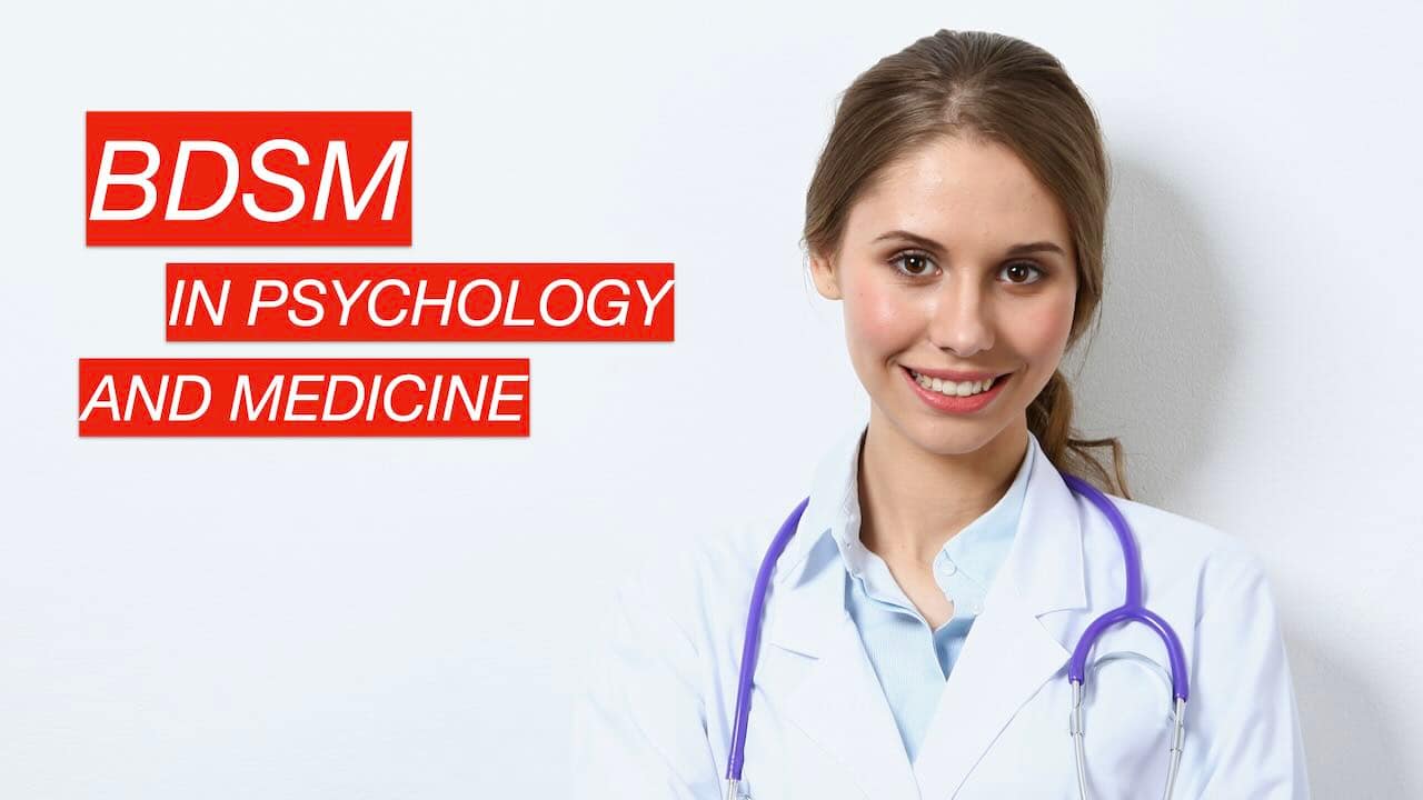 BDSM in medicine and psychology — portrait of a female doctor