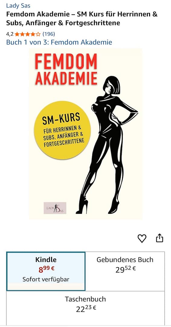 Femdom Akademie Kindle Buch