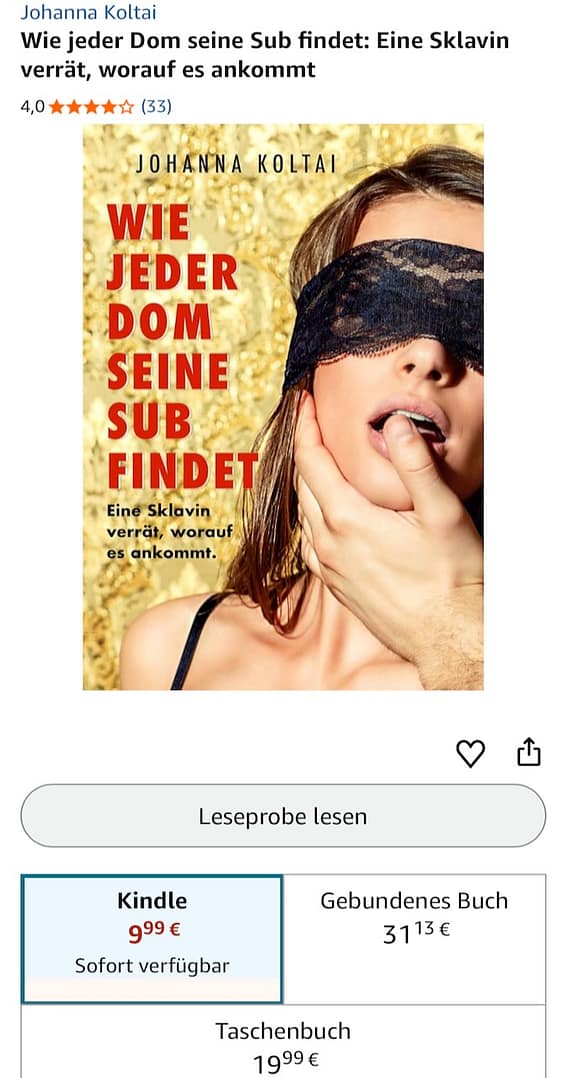 Wie jeder Dom seine Sub findet Kindle