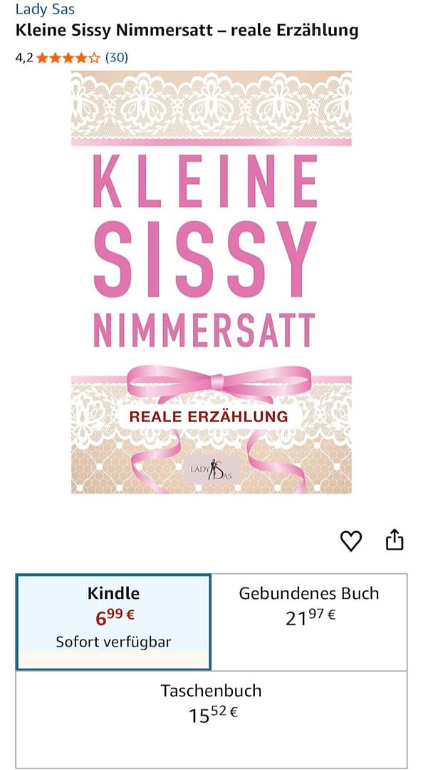 Kleine Sissy Nimmersatt Kindle