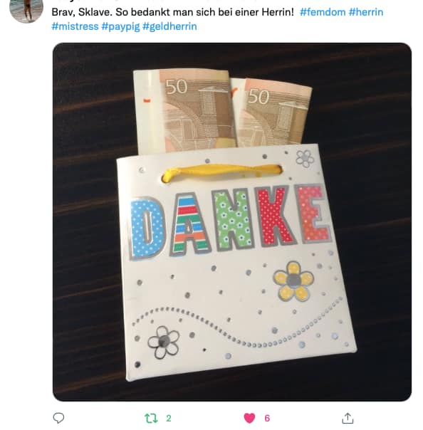 Geschenke an Geldherrin Lady Judith