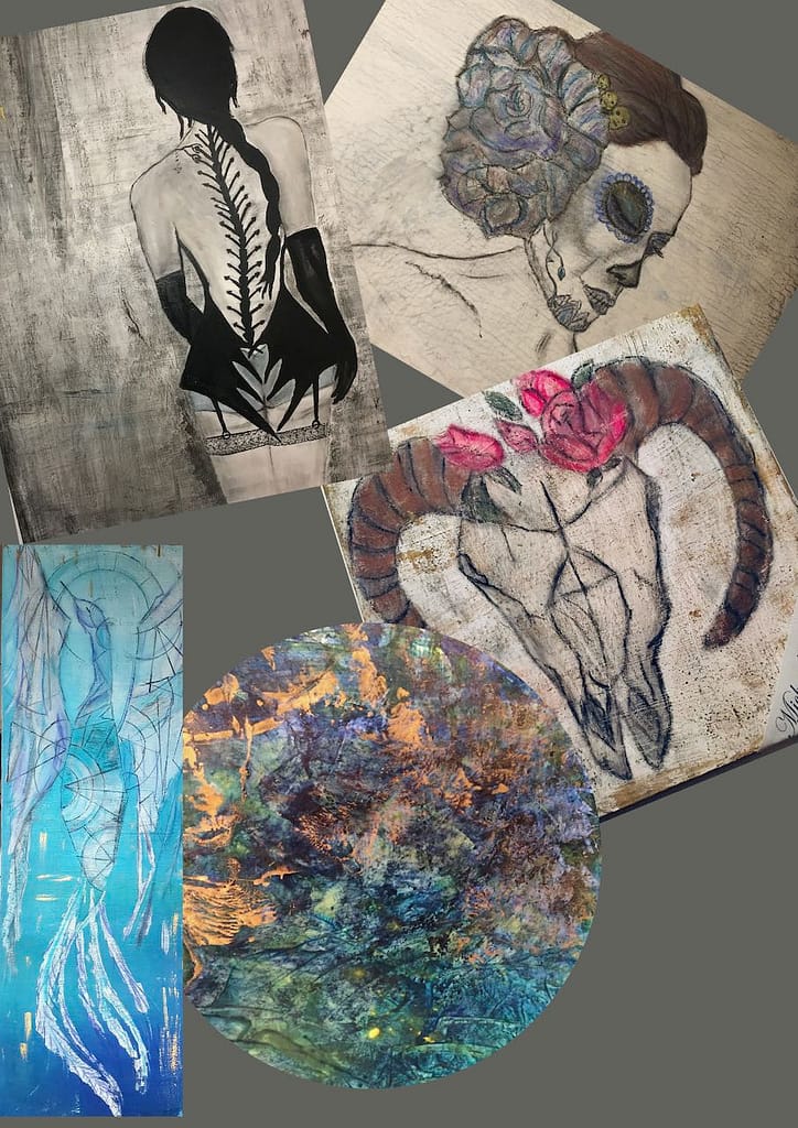 Kunst von Femdom Glitzern aus Hamburg