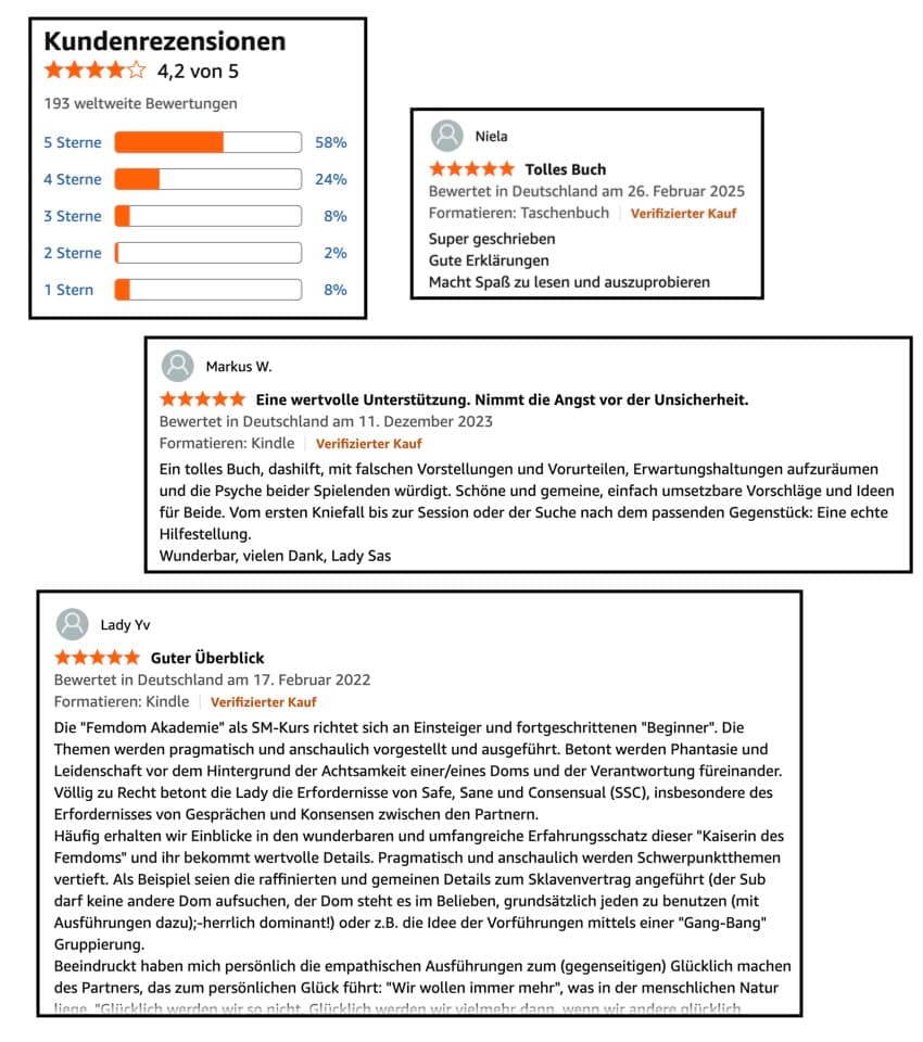 Femdom Ratgeber Bewertung: Femdom Akademie von Lady Sas.