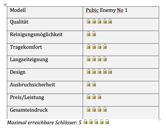 Elektro Chastity Cage: Public Enemy Nr 1