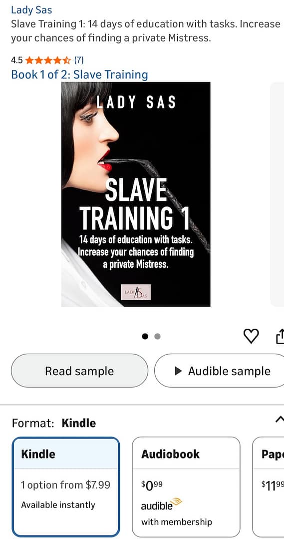 Slave Training 1 Book