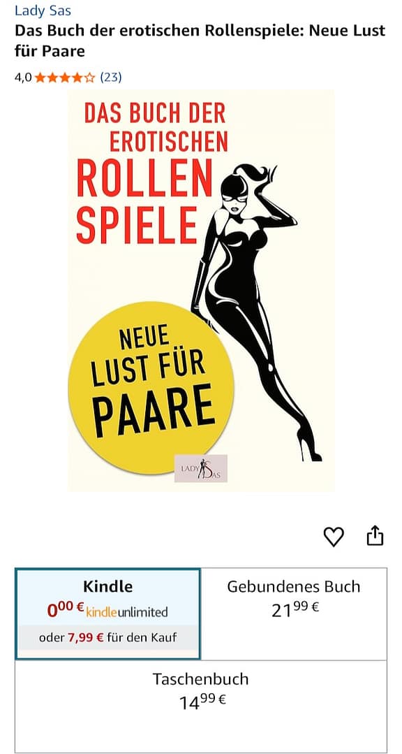 Das Buch der erotischen Rollenspiele Kindle