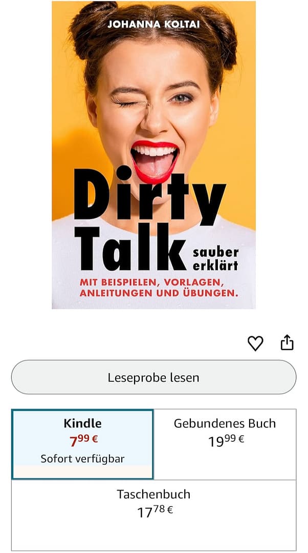 Dirty Talk sauber erklärt Kindle