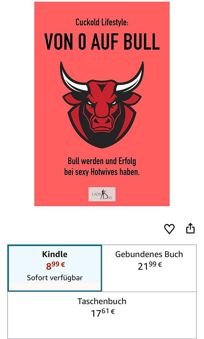 Cuckold Bull werden Buch von Lady Sas.