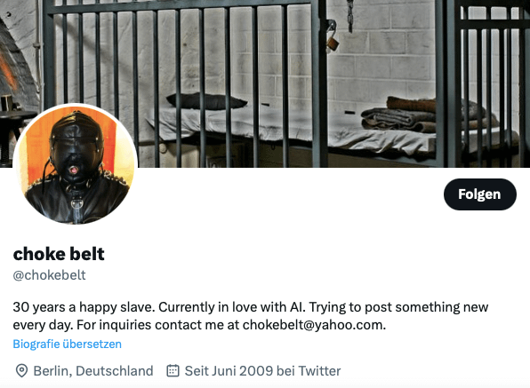chokebelt x twitter